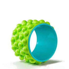 DFloating Point Yoga Wheel Back Yoga Equipment (Option: Outer Green Inside Blue)